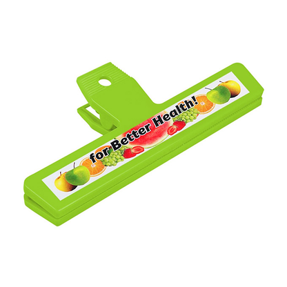 6" Bag Clip - 4c Process Digital, Full Color