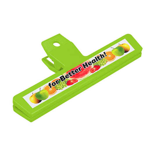 6" Bag Clip - 4c Process Digital, Full Color