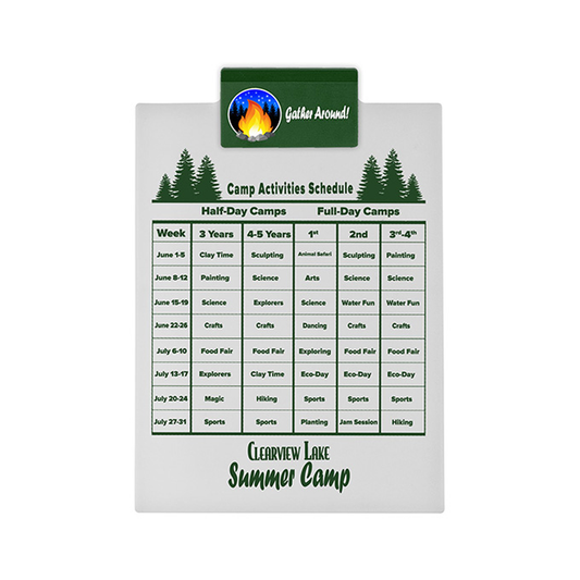 Letter Clipboard - Digital Imprint, Full Color