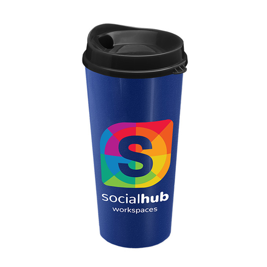 The Explorer - 20 oz. Metallic Travel Tumbler with Sip Lid - Digital, Full Color