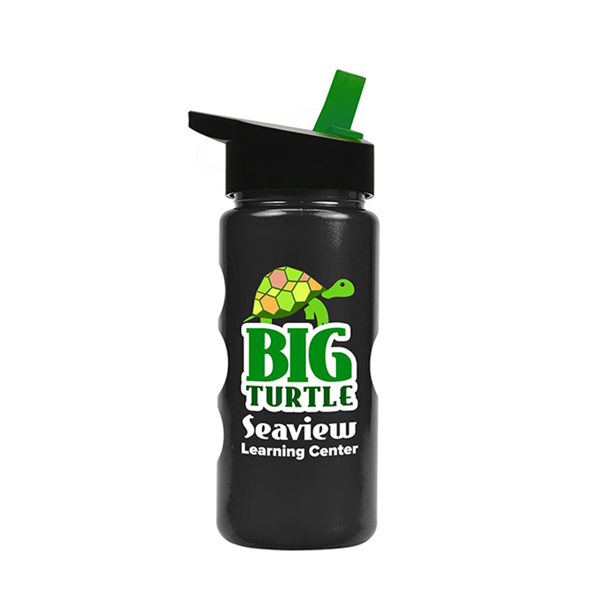 Mini Peak 22 oz. TritanMetalike Bottle with Flip straw lid and Digital imprint
