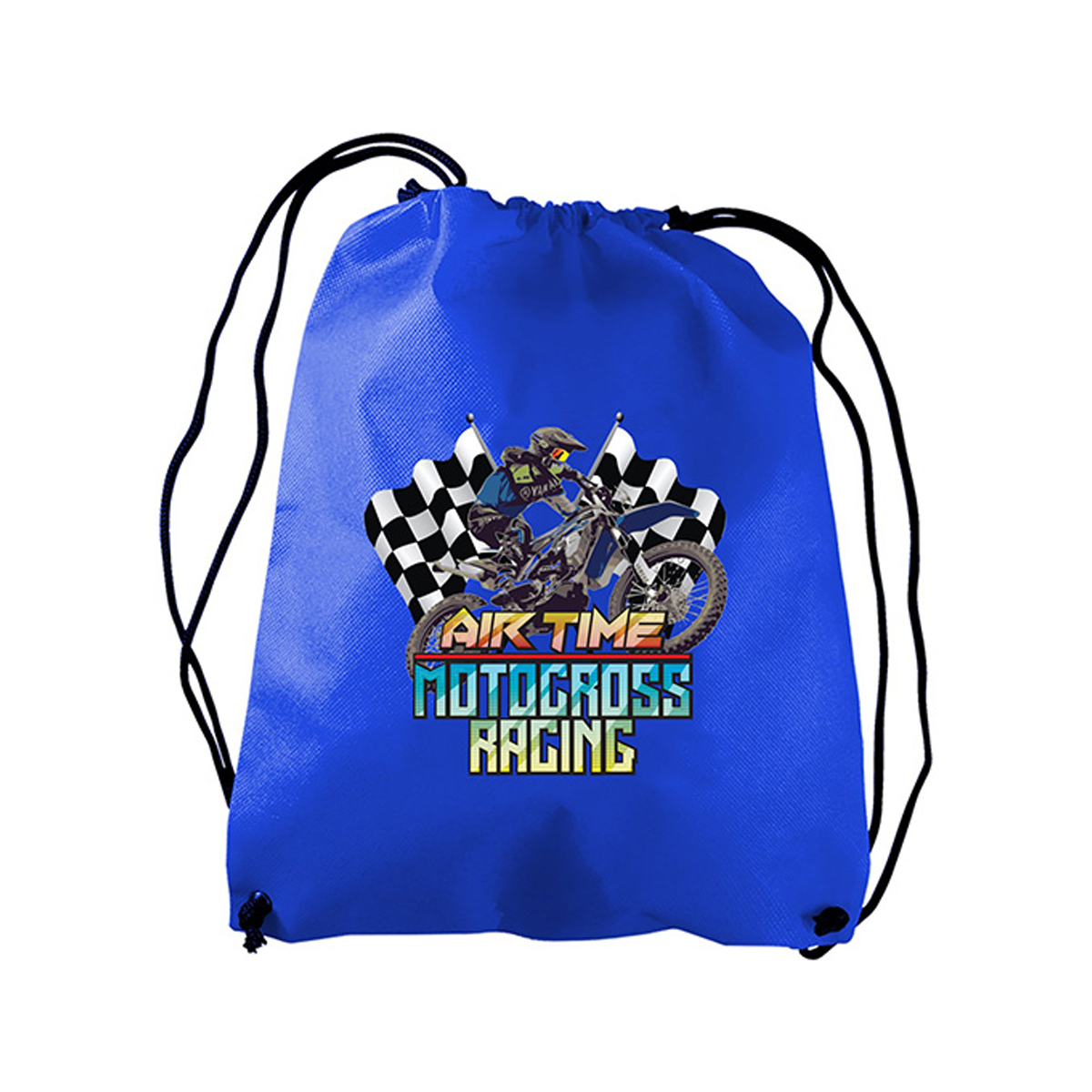 The Recruit - Non-woven Drawstring Backpack-DP, Full Color