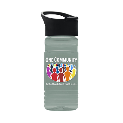 20 oz. UpCycle rPET Bottle With Pop Up Sip Lid Digital, Full Color