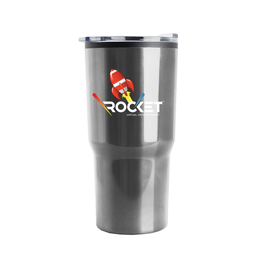 The Carova - 18 oz. Stainless Steel Auto Tumbler - Full Color Imprint, Full Color