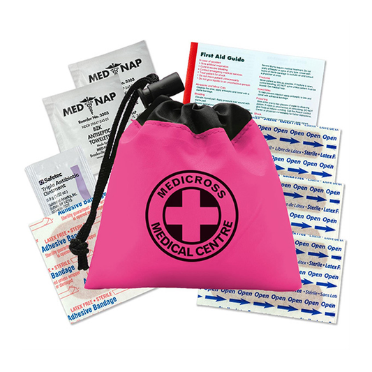 Cinch Tote First Aid Kit, Screen Print