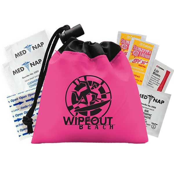 Pink with Black Trim