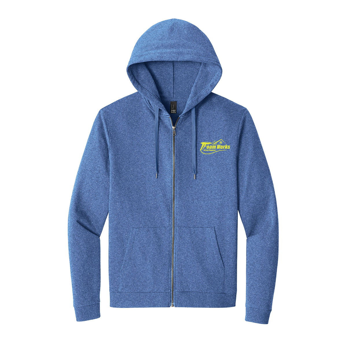 District Perfect Tri Fleece Full-Zip Hoodie, Screen Print