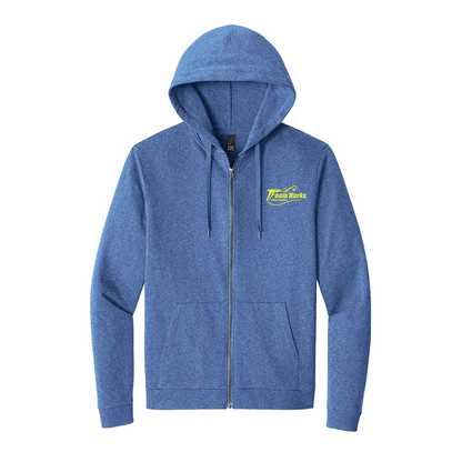 District Perfect Tri Fleece Full-Zip Hoodie, Screen Print