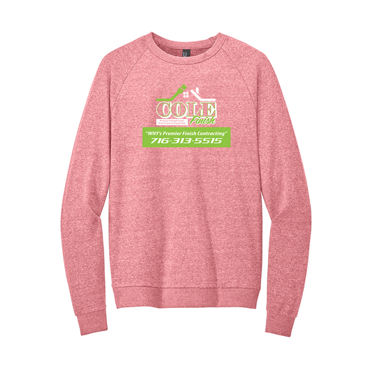 District Perfect Tri Fleece Crewneck Sweatshirt, Screen Print
