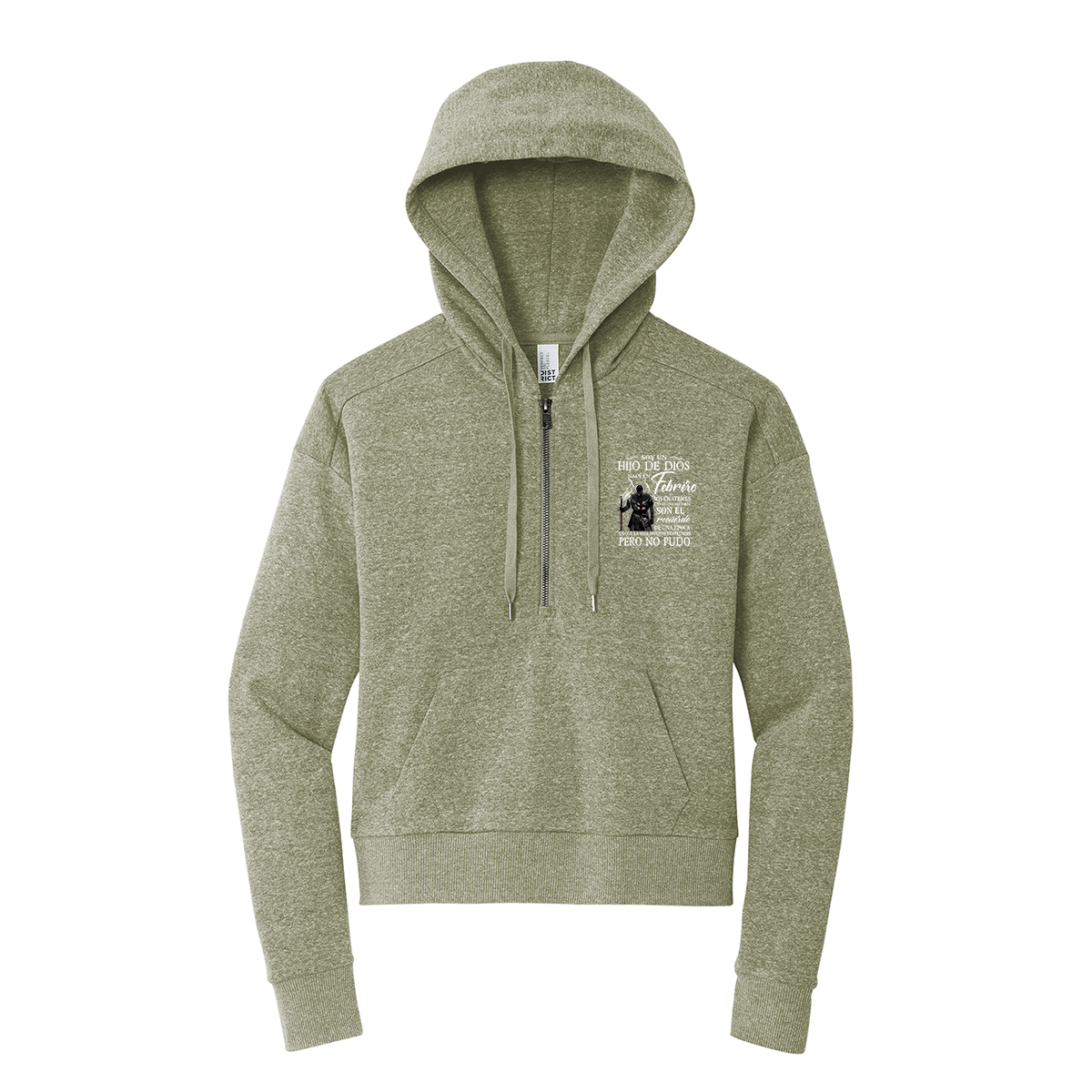 District Women’s Perfect Tri® Fleece 1/2-Zip Pullover, Full Color