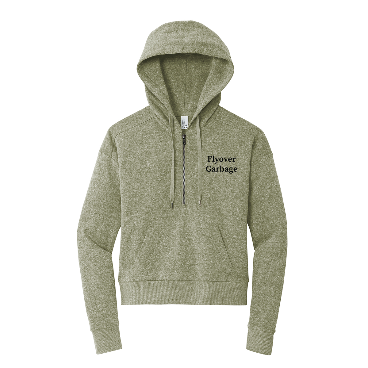 District Women’s Perfect Tri® Fleece 1/2-Zip Pullover, Screen Print