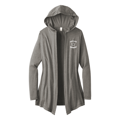 District Women’s Perfect Tri ® Hooded Cardigan, Screen Print
