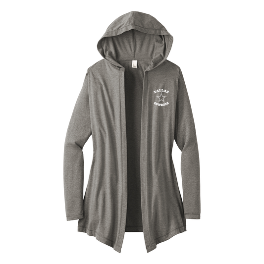 District Women’s Perfect Tri ® Hooded Cardigan, Screen Print