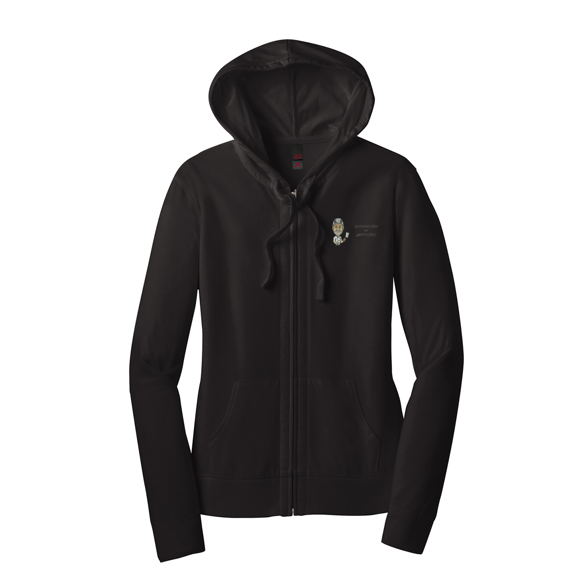 District Women’s Fitted Jersey Full-Zip Hoodie