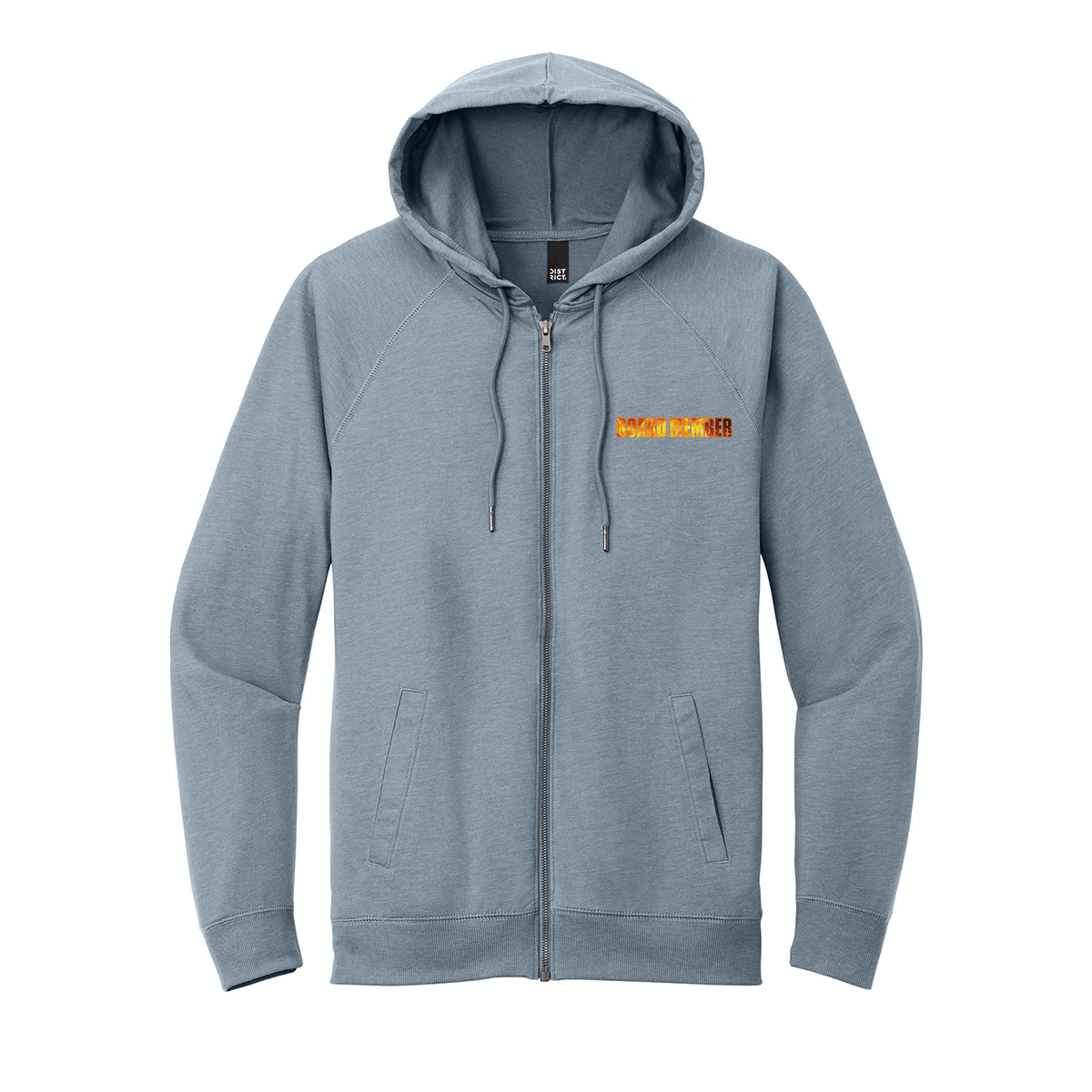 District Featherweight French Terry Full-Zip Hoodie, Full Color