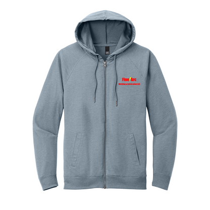 District Featherweight French Terry Full-Zip Hoodie, Screen Print