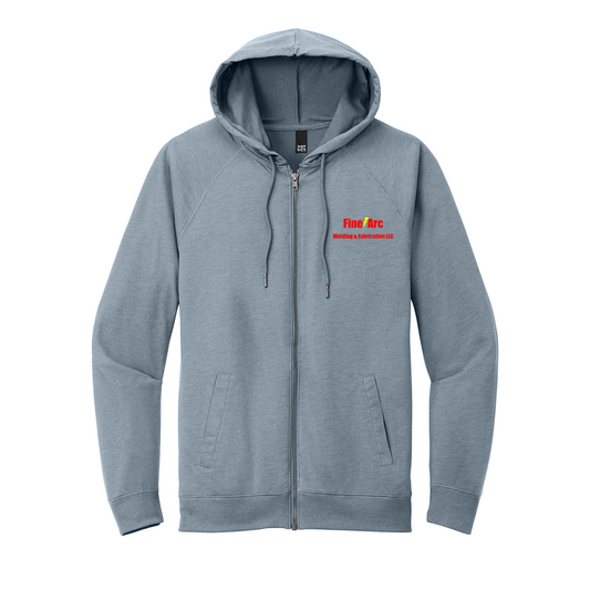 District Featherweight French Terry Full-Zip Hoodie, Screen Print