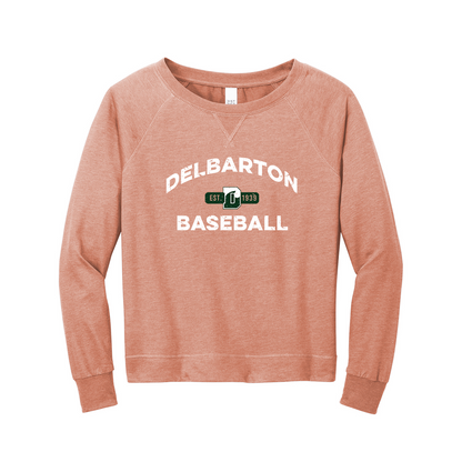 District Women’s Featherweight French Terry™ Long Sleeve Crewneck, Screen Print