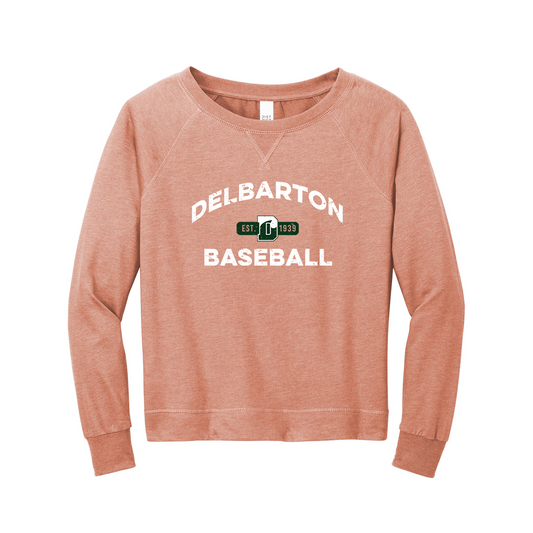 District Women’s Featherweight French Terry™ Long Sleeve Crewneck, Screen Print