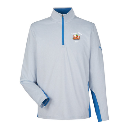 Puma Golf Men's Mesa Stripe Quarter-Zip, Full Color