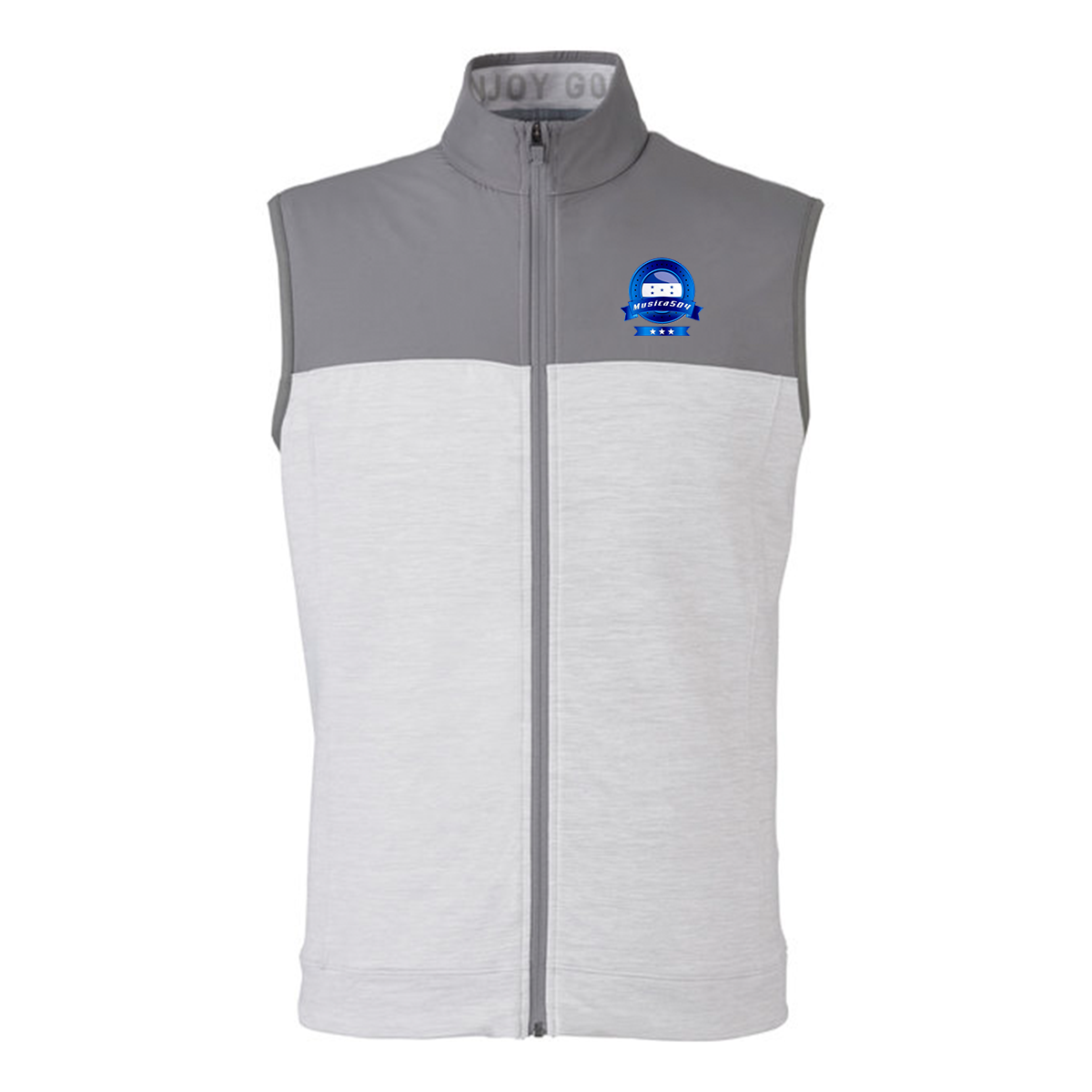 Puma Golf Men's Cloudspun Colorblock Vest, Full Color