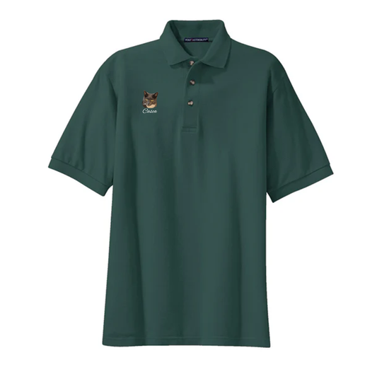 Port Authority® Tall Heavyweight Cotton Pique Polo, Full Color