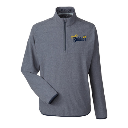 Puma Golf Men's Coastal Woven Quarter-Zip, Full Color