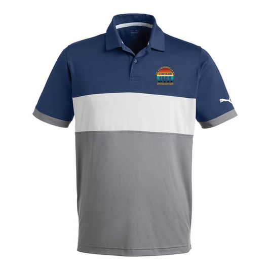 Puma Golf Men's Cloudspun Highway Polo, Full Color