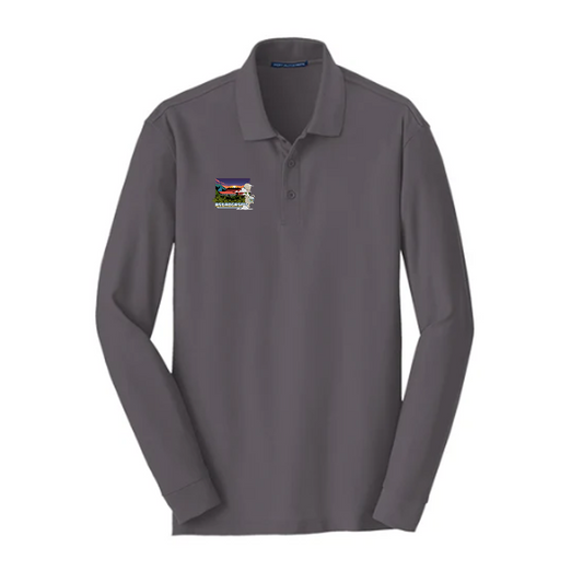 Port Authority® Long Sleeve Core Classic Pique Polo, Full Color
