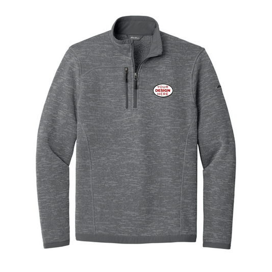 Eddie Bauer® Sweater Fleece 1/4-Zip Full Color Patch