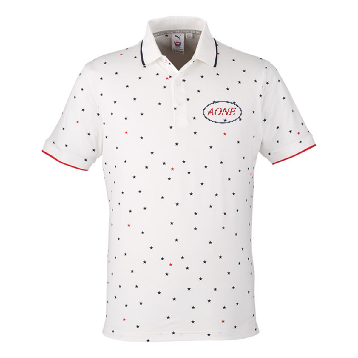 Puma Golf Men's Volition Skylight Patriotic Polo