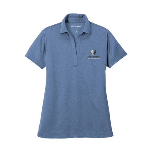 Port Authority® Women's Heathered Silk Touch™ Performance Polo