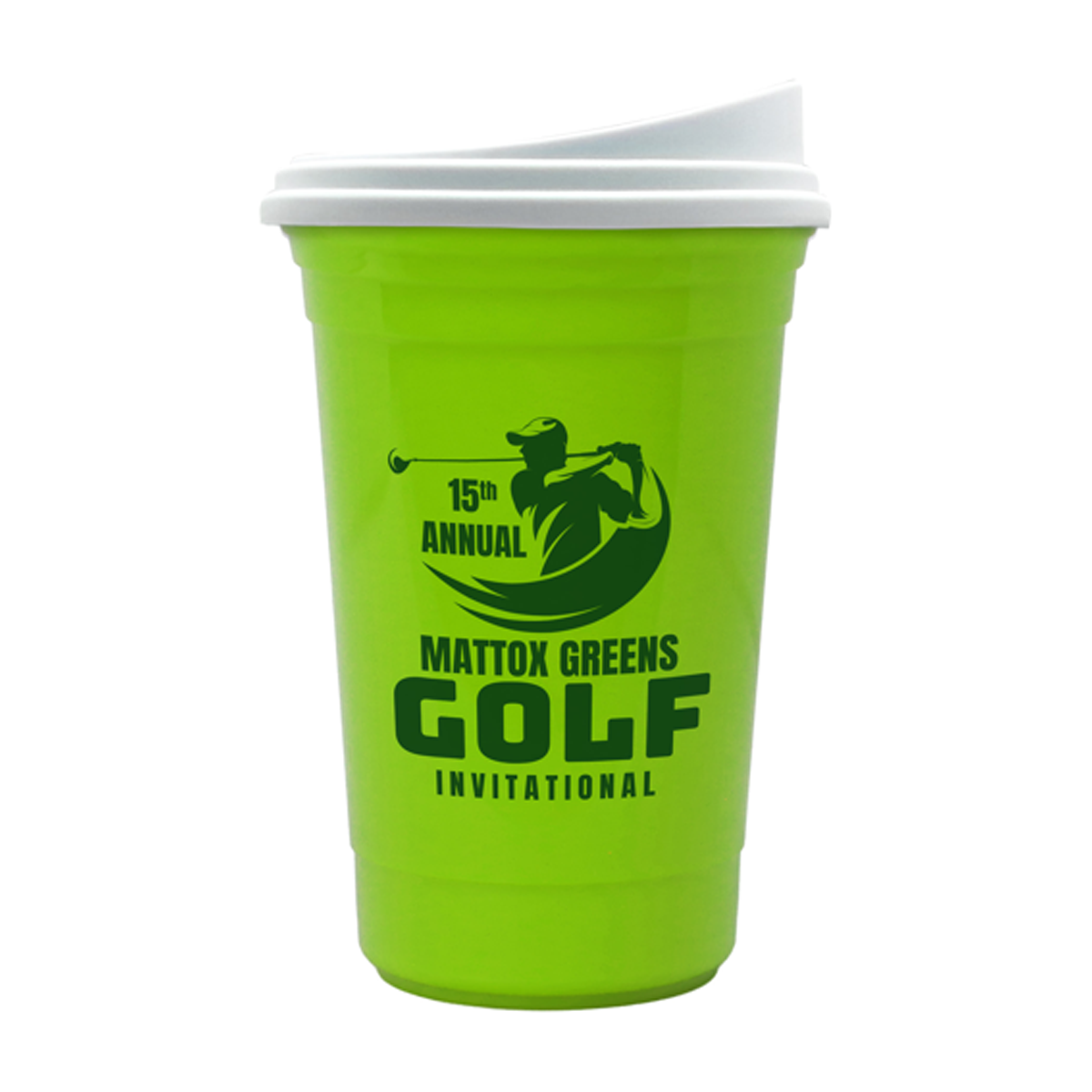 The Varsity Tumbler 16 oz. Double Wall With White Slide Liner, Screen Print