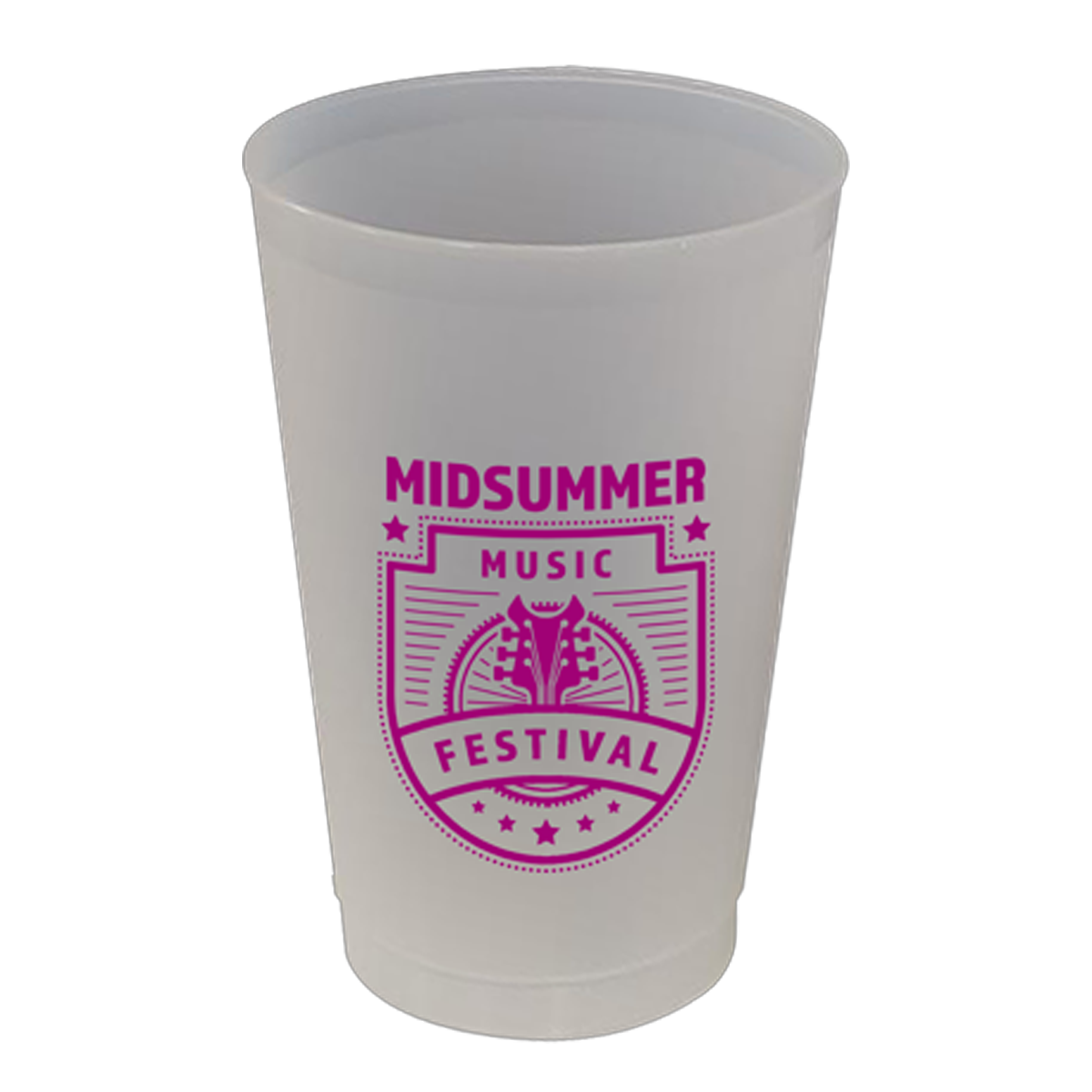 12 Oz Frost Flex Cup, Screen Print