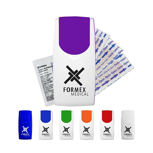 Flip-Top First Aid Kit, Pad Print