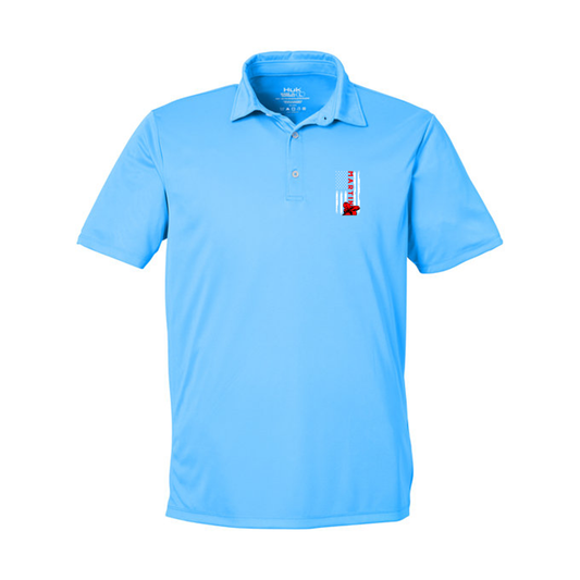 HUK Men's Pursuit Performance Polo, Full Color