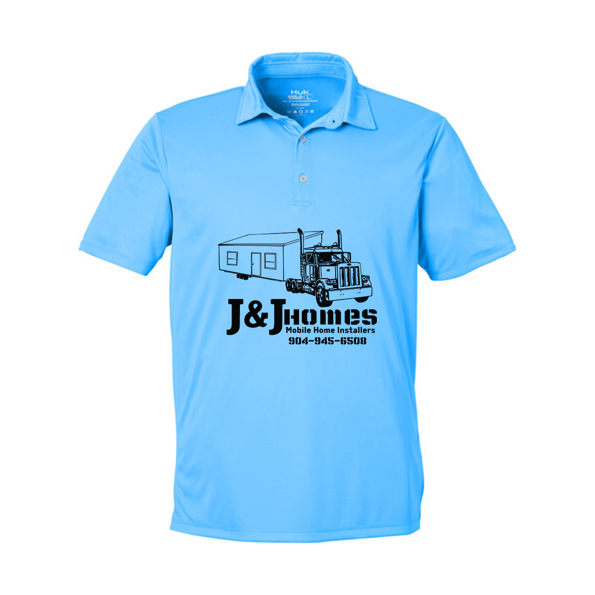 HUK Men's Pursuit Performance Polo, Screen Print