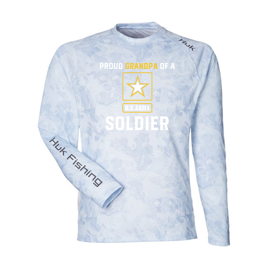 HUK Men's Lopro Camo Long-Sleeve T-Shirt, Full Color