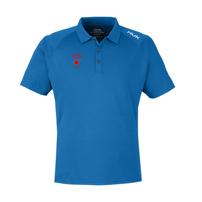 HUK Men's Lopro Solid Performance Polo, Full Color