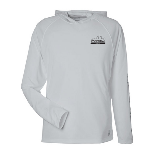 HUK Men's Lopro Long Sleeve Pursuit Hooded T-Shirt, Screen Print