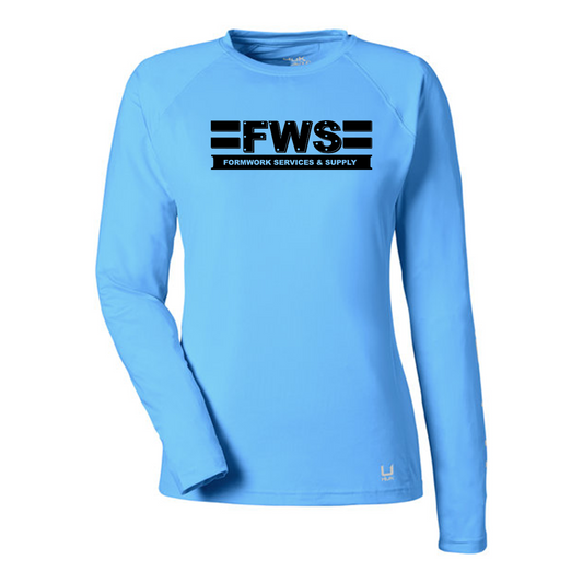 HUK Ladies' Pursuit Long-Sleeve T-Shirt, Screen Print