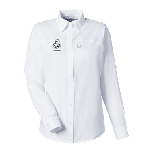 HUK Ladies' Tide Point Long Sleeve Shirt