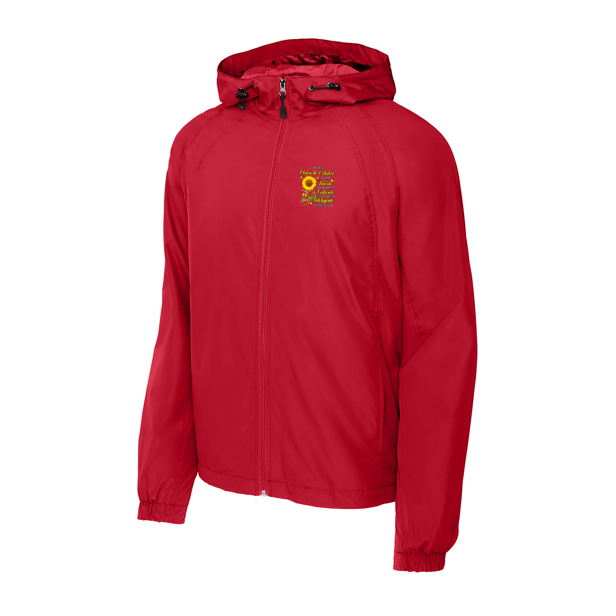Sport-Tek Hooded Raglan Jacket, Full Color