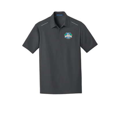 Port Authority® Pinpoint Mesh Polo, Full Color