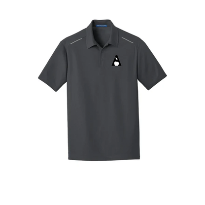 Port Authority® Pinpoint Mesh Polo, Printed
