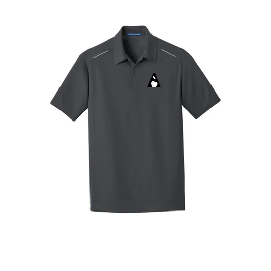 Port Authority® Pinpoint Mesh Polo, Printed