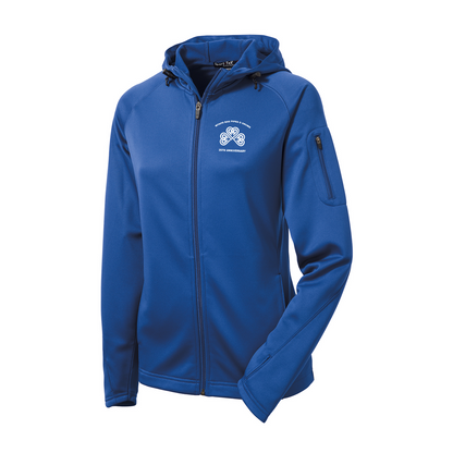 Sport-Tek® Women's Tech Fleece Full-Zip Hooded Jacket, Printed