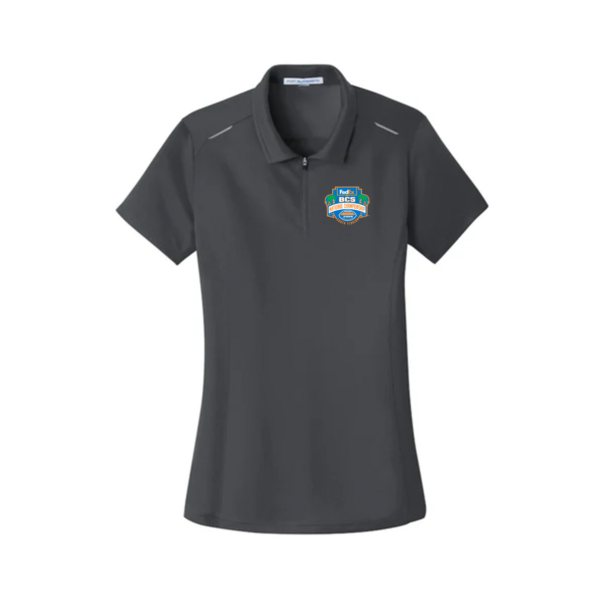 Port Authority® Women's Pinpoint Mesh Zip Polo, Full Color