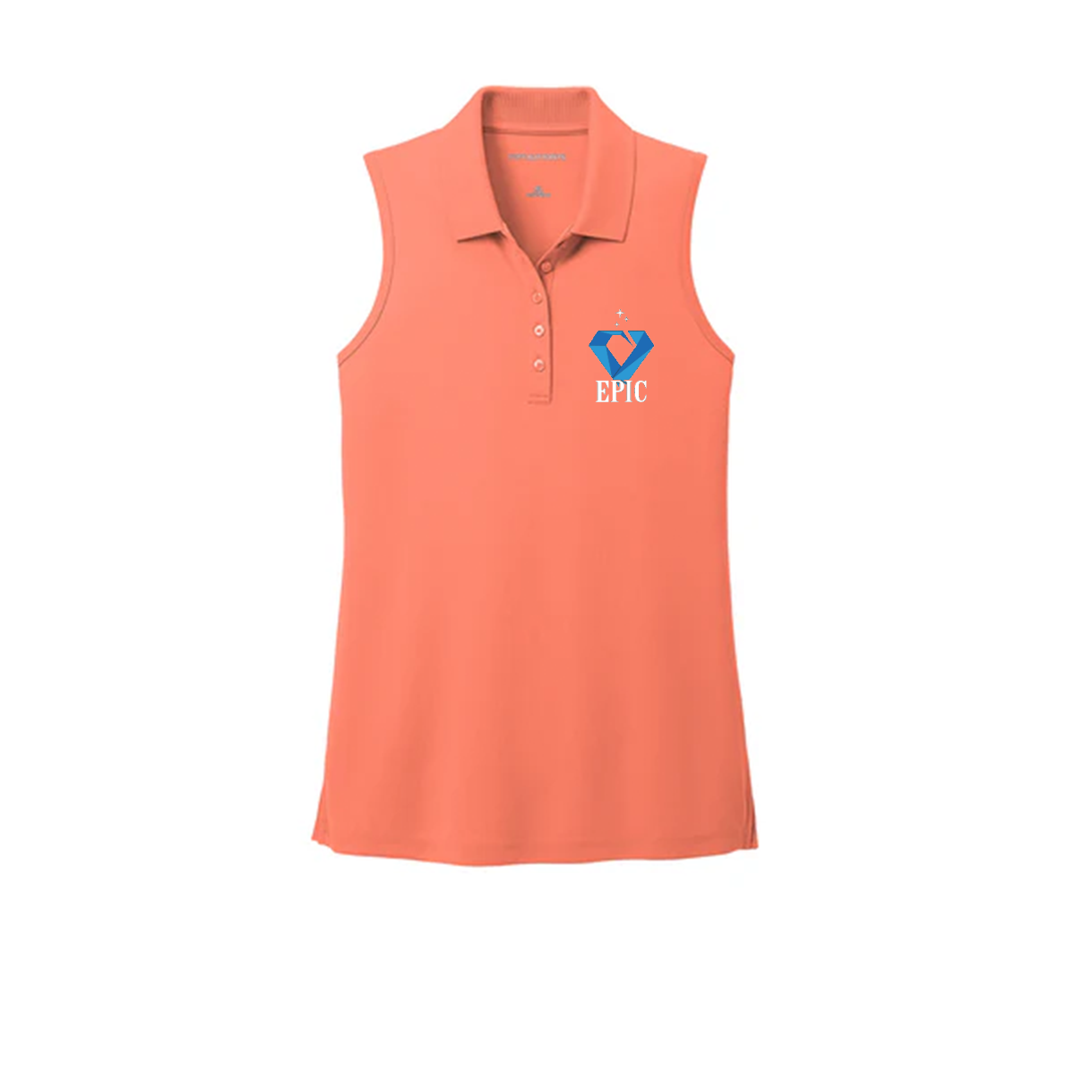 Port Authority® Women's Dry Zone® UV Micro-Mesh Sleeveless Polo, Full Color
