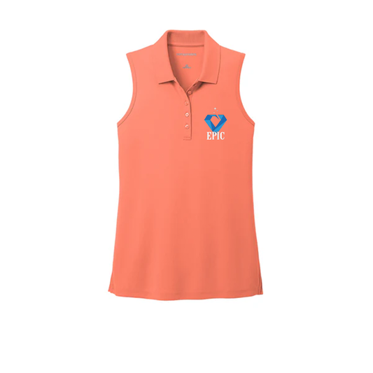 Port Authority® Women's Dry Zone® UV Micro-Mesh Sleeveless Polo, Full Color